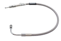 HARLEY Edelstahl 19 Zoll Bremsleitung vorne Passend für 1978-1982 FX, 1978-1982 FXE, 1978-1982 FXEF