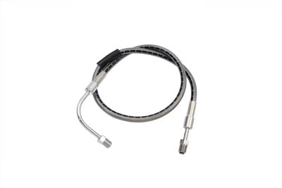 HARLEY Edelstahl 25 Zoll Bremsleitung vorne Passend für 1978-1978 FX, 1978-1979 FXE, 1978-1979 XLH,