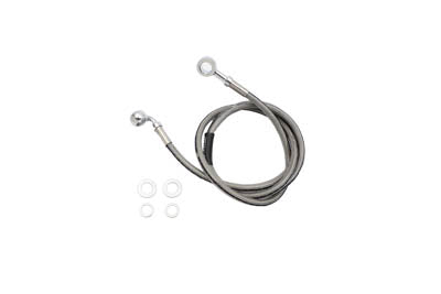 HARLEY Edelstahl 50 Zoll Bremsleitung vorne passend für 1984-1998 FXST,