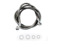 HARLEY Edelstahl 52 Zoll Vorderradbremsschlauch passend für 1984-1998 FXST,