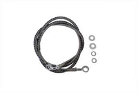 HARLEY Edelstahl 54 Zoll Vorderradbremsleitung Passt 1984-1998 FXST,
