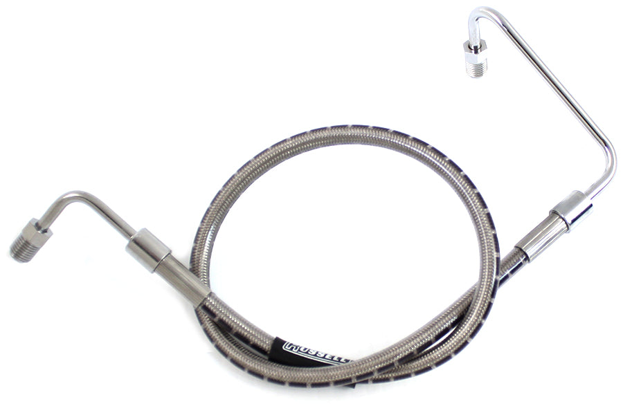 HARLEY Edelstahl 22-1/2 Zoll Vorderbremsschlauch passend für 1980-1980 FX,