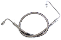 HARLEY Edelstahl 22-1/2 Zoll Vorderbremsschlauch passend für 1980-1980 FX,