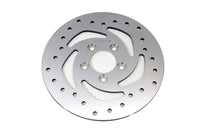 HARLEY 10-1/2 inch Drilled Rear Brake Disc fits 2008-2016 XL,