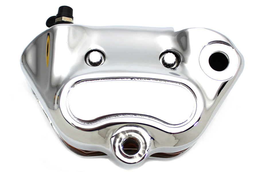 HARLEY Chrom-4-Kolben-Hinterradbremssattel passend für 2006–2007 FXST, 2006–2007 FLST,