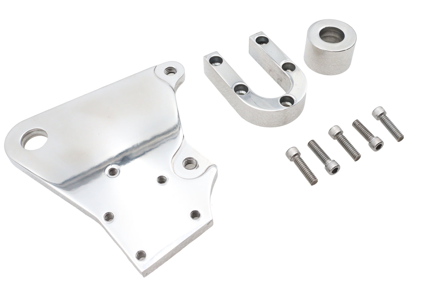 HARLEY Ultima Bremssattelhalter hinten, poliert, passend für 1991-1999 FXD,