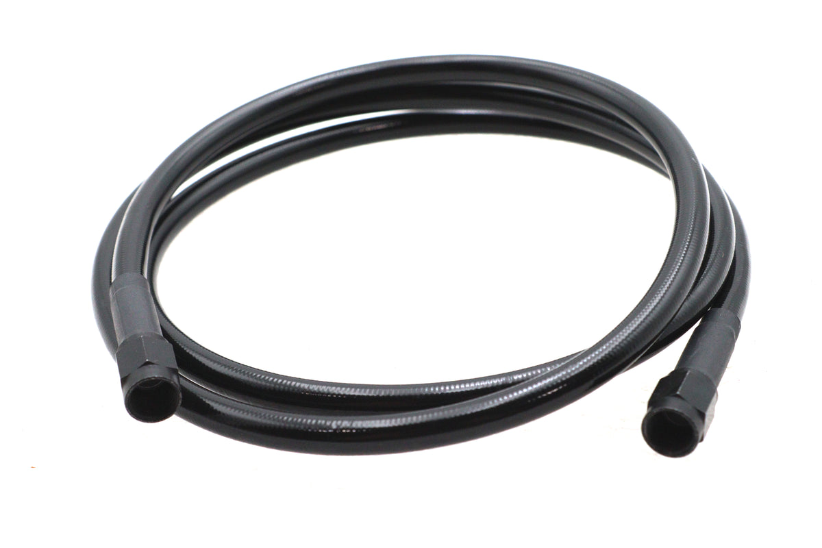 HARLEY Bremsschlauch aus schwarzem Edelstahl 46 Zoll Passend für 0- Custom, Anwendung