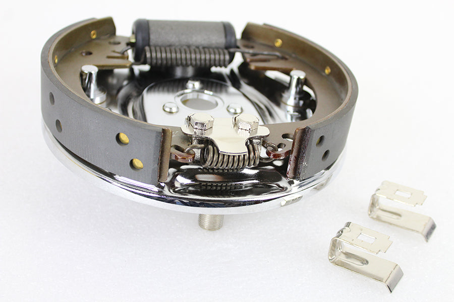 HARLEY Hintere hydraulische Bremsankerplatte, Chrom, passend für 1958-1962 FL,