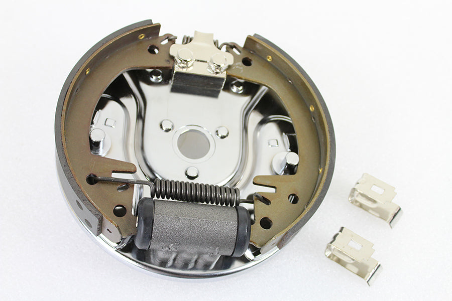HARLEY Hintere hydraulische Bremsankerplatte, Chrom, passend für 1958-1962 FL,