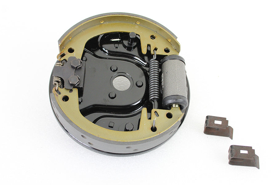 HARLEY Hintere hydraulische Bremsankerplatte Satz Schwarz, passend für 1958-1962 FL,
