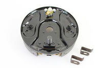 HARLEY Hintere hydraulische Bremsankerplatte Satz Schwarz, passend für 1958-1962 FL,