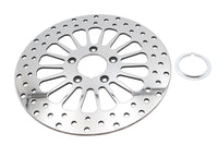 HARLEY 11-1/2 Zoll King Spoke Bremsscheibe vorne Passt für 0- Custom, Anwendung für Ultima King Spoke Wh