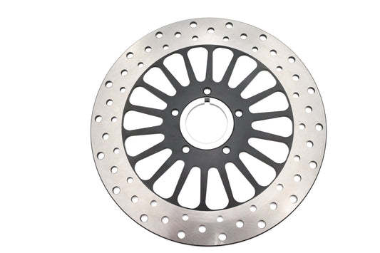 HARLEY 11-1/2 Zoll King Spoke Bremsscheibe vorne schwarz passend für 0- Custom, Anwendung für King Spoke Rad