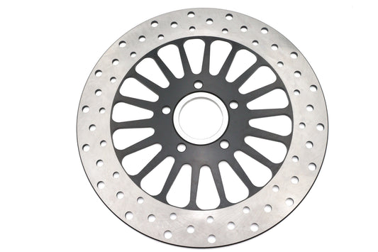 HARLEY 11-1/2 Zoll King Spoke Hinterradbremsscheibe Schwarz Passt 0- Custom, Anwendung für King Spoke Rad
