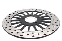 HARLEY 11-1/2 Zoll King Spoke Hinterradbremsscheibe Schwarz Passt 0- Custom, Anwendung für King Spoke Rad