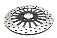 HARLEY 11-1/2 Zoll King Spoke Hinterradbremsscheibe Schwarz Passt 0- Custom, Anwendung für King Spoke Rad
