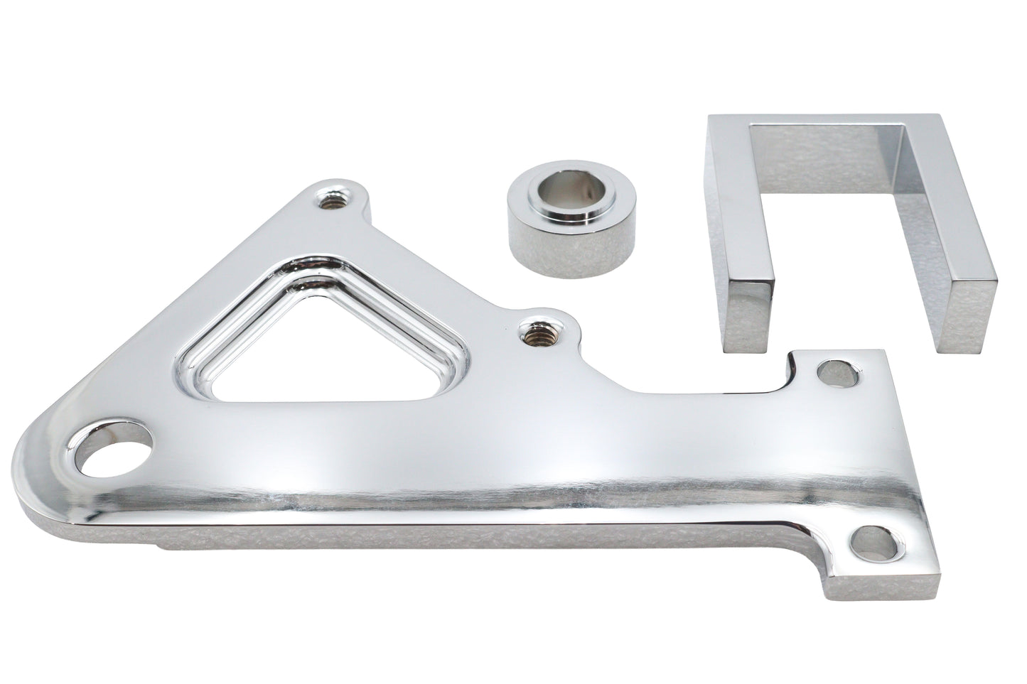 HARLEY Ultima Bremssattelhalterung hinten Chrom Passend für 1982-1999 FXR,   1982-1999 FXR,