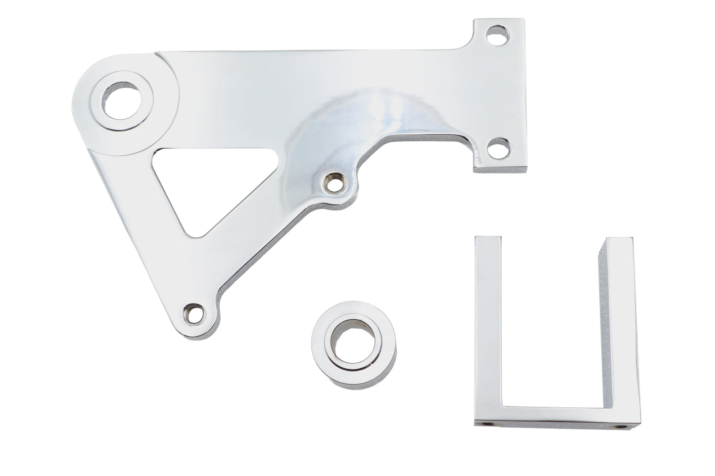 HARLEY Ultima Bremssattelhalterung hinten Chrom Passend für 1982-1999 FXR,   1982-1999 FXR,
