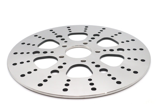 HARLEY 11.8 inch Kool Kat Drilled Rear Brake Disc Fits 0-  Custom, Application for Kool Kat Style Fr
