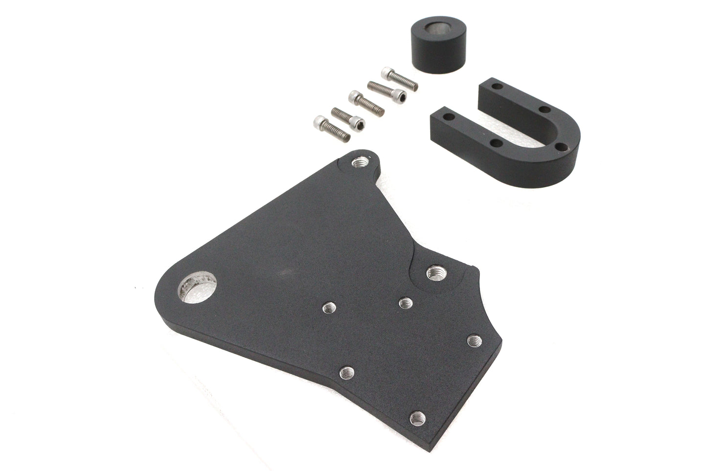 HARLEY Ultima Bremssattelhalterung vorne Schwarz Passend für 1984-1999 FXST, außer FXSTS 1986-1999 FLST,