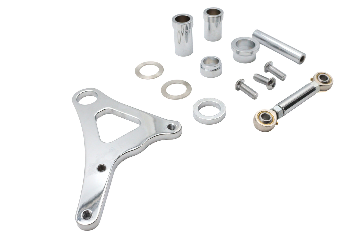 HARLEY Ultima Spring Fork Caliper Bracket Kit Chrom Passend für 0- Custom, Anwendung für Spring Forks
