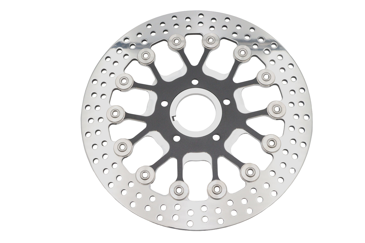 HARLEY 11,5 Zoll Ultima schwimmende Bremsscheibe vorne Passend für 1984-2017 FXST, 1984-1994 FXR, 1986-201