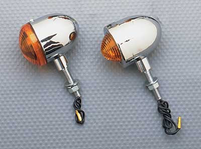 Custom Chrome HARLEY CSTM AMBER BULLET LGHT DUAL FI