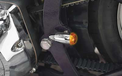 Custom Chrome HARLEY BULLET LIGHT AMBER SLOT