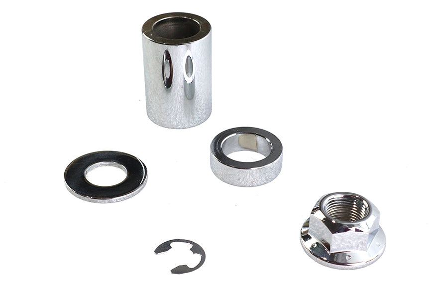 HARLEY Hinterachs- und Achsmutter-Distanzstück-Kit Smooth Style Chrom passend für 2006-2007 FXD,