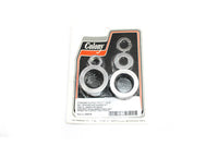 HARLEY フロントアクスルスペーサーキット スムーススタイル クローム 2006-2007 FXDWG用、フロントフィット