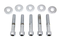 HARLEY Pulley Bolt and Washer Kit Polished fits 2006-2017 FXD, cast or wire wheel