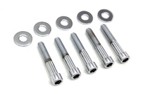 HARLEY Pulley Bolt and Washer Kit Polished fits 2006-2017 FXD, cast or wire wheel