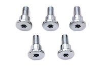 HARLEY Chrome Front Brake Disc Bolt Set fits 2006-2017 FXD, with spoke or wire cast wheel