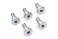 HARLEY Chrome Front Brake Disc Bolt Set fits 2006-2017 FXD, with spoke or wire cast wheel