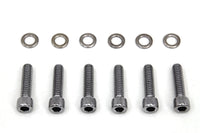 HARLEY Getriebe Schaltabdeckung Schraubensatz Chrom passend für 2006-2017 FXD,