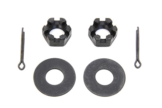 HARLEY Rear Axle Nut and Lock Kit Parkerized fits 1932-1973 G,