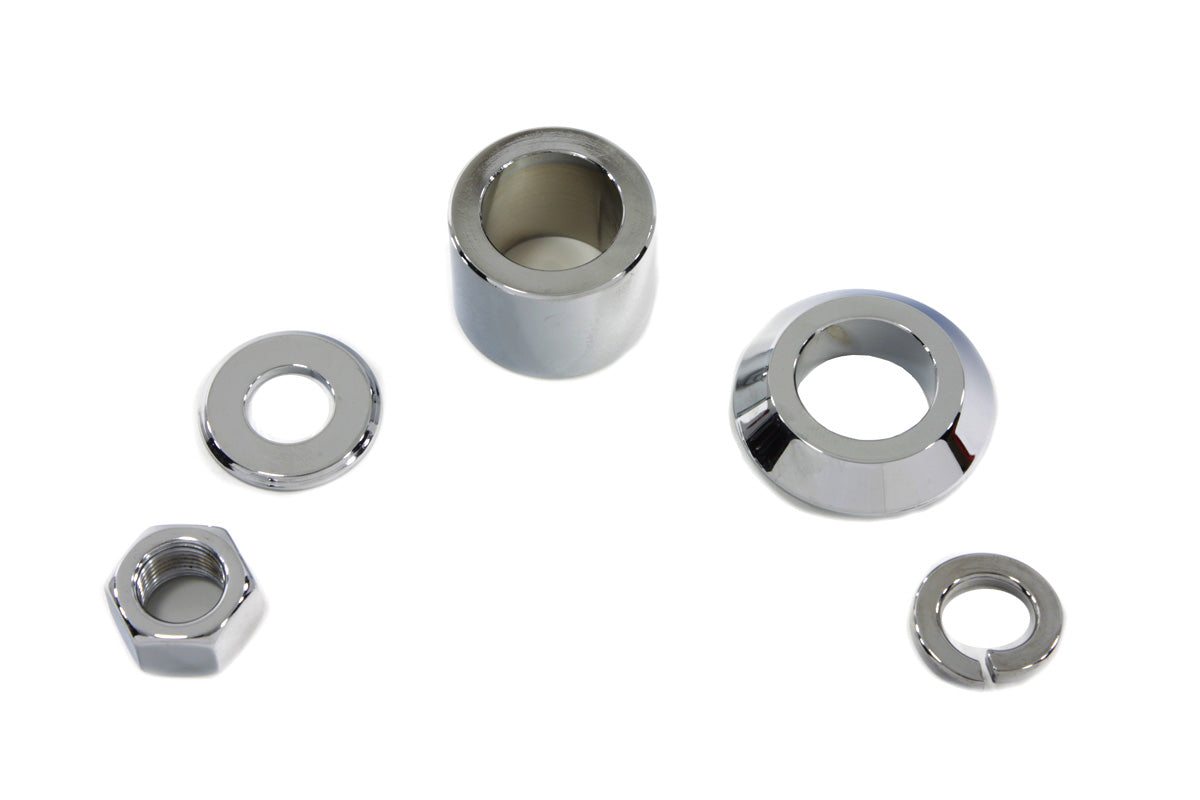 HARLEY Vorderachs-Distanzstück-Kit Smooth Style Chrom Passend für 2007-UP FLSTC, Front Fitment 2007-UP FLSTN, Fr