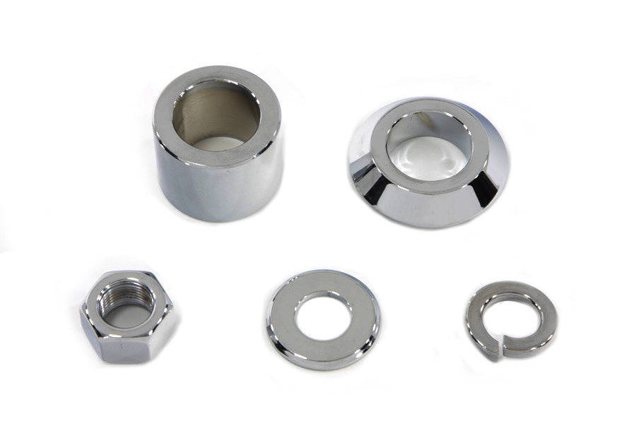 HARLEY Vorderachs-Distanzstück-Kit Smooth Style Chrom Passend für 2007-UP FLSTC, Front Fitment 2007-UP FLSTN, Fr