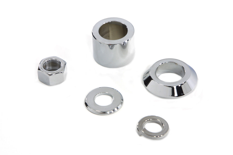 HARLEY Vorderachs-Distanzstück-Kit Smooth Style Chrom Passend für 2007-UP FLSTC, Front Fitment 2007-UP FLSTN, Fr
