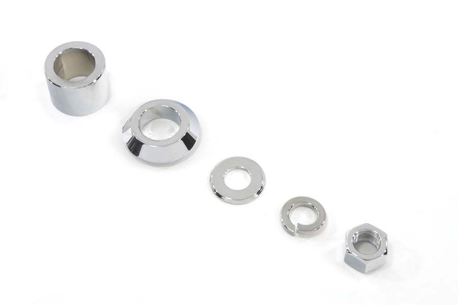 HARLEY Vorderachs-Distanzstück-Kit Smooth Style Chrom Passend für 2007-UP FLSTC, Front Fitment 2007-UP FLSTN, Fr