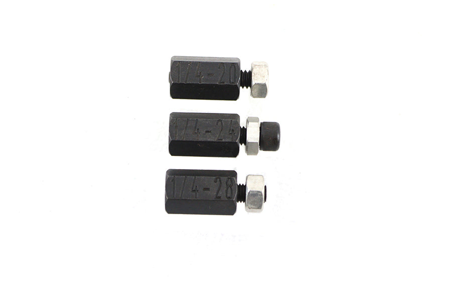 HARLEY 1/4 inch-20, 1/4 inch-28 and 1/4 inch-24 Stud Installation T fits 0-  Custom, application for 1/4-20