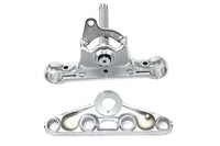 HARLEY Chrom Gabelbrücken-Set Passend für 1980-1986 FX, 1984-1987 FXST,