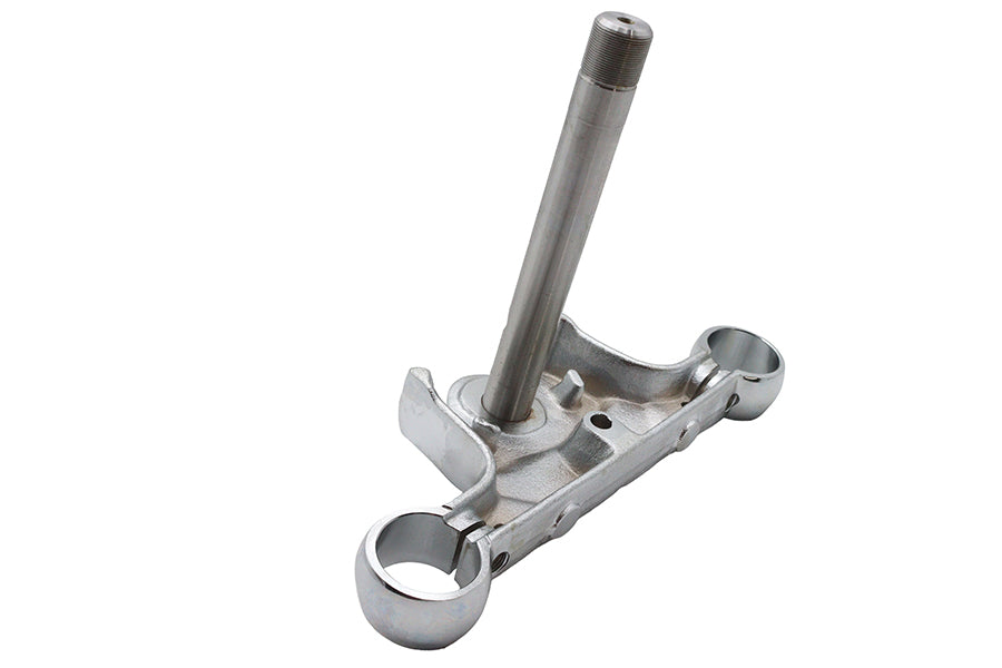 HARLEY Chrom untere Gabelbrücke ohne Sicherungslasche passend für 1984-1999 FXST, 1980-1986 FXWG,