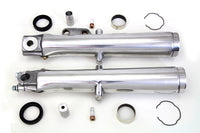 HARLEY polierte Gabelholmenabdeckung, Einzelscheibe, passend für 1972-1984 FL,