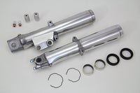 HARLEY polierte Gabelholmenabdeckung, Einzelscheibe, passend für 1972-1984 FL,