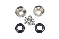 HARLEY Verchromtes komplettes Lenkkopflagerschalen-Kit passend für 1939-1952 WL, 1939-1957 G,