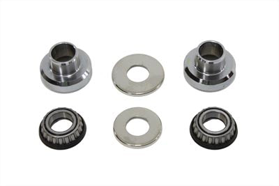 HARLEY Sealed Fork Neck Cup Bearing Kit Chrome fits 1949-1984 FLH,   1971-1984 FX,   1984-1999 FXST,   1986-1999 FLST,