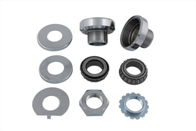 HARLEY Chrom Gabelbrücken-Abdeckungs-Kit passend für 1949-1984 FLH, 1971-1984 FX, 1984-1987 FXST,