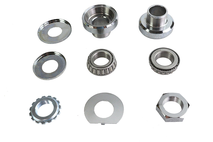HARLEY Chrom Gabelbrücken-Abdeckungs-Kit passend für 1949-1984 FLH, 1971-1984 FX, 1984-1987 FXST,