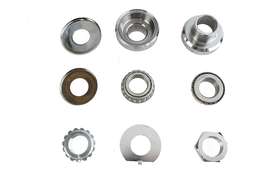 HARLEY Chrom Gabelbrücken-Abdeckungs-Kit passend für 1949-1984 FLH, 1971-1984 FX, 1984-1987 FXST,